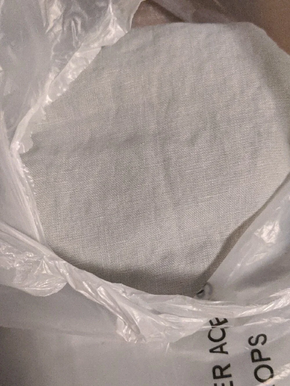 NIB Quince European Linen Duvet Cover - Queen - Mist